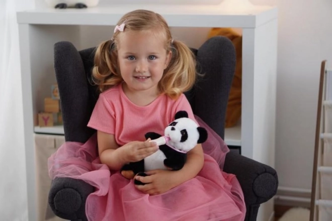 Interactive Panda with Bottle