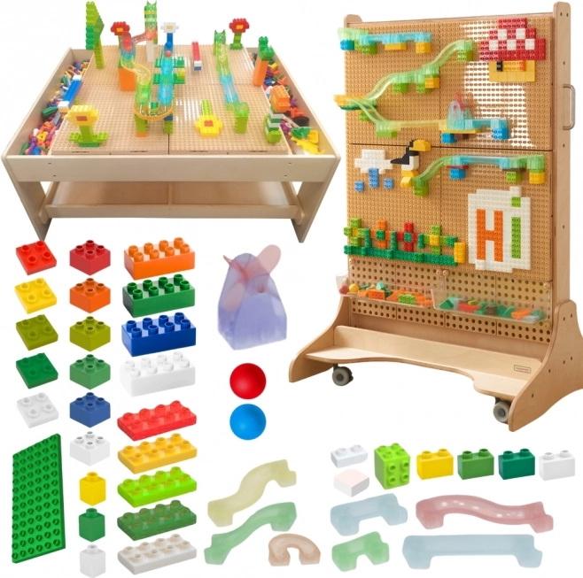 Construction Set Marble Track STEM Masterkidz 359 pcs