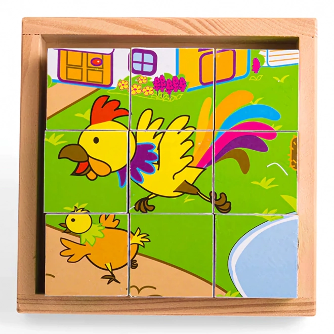 Puzzelblokken Dieren