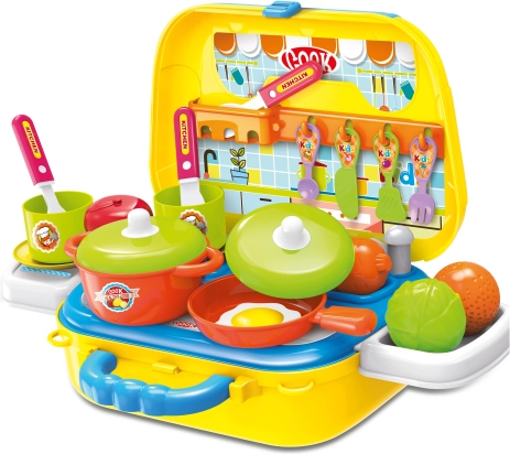 Cuisine pour enfants en valise