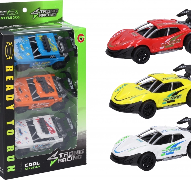 Pull-Back Toy Cars Set