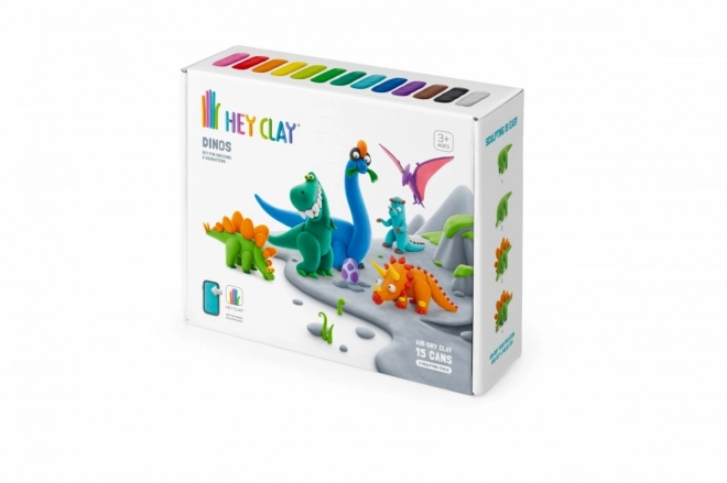 Plasticine Hey Clay set Dinosaurussen