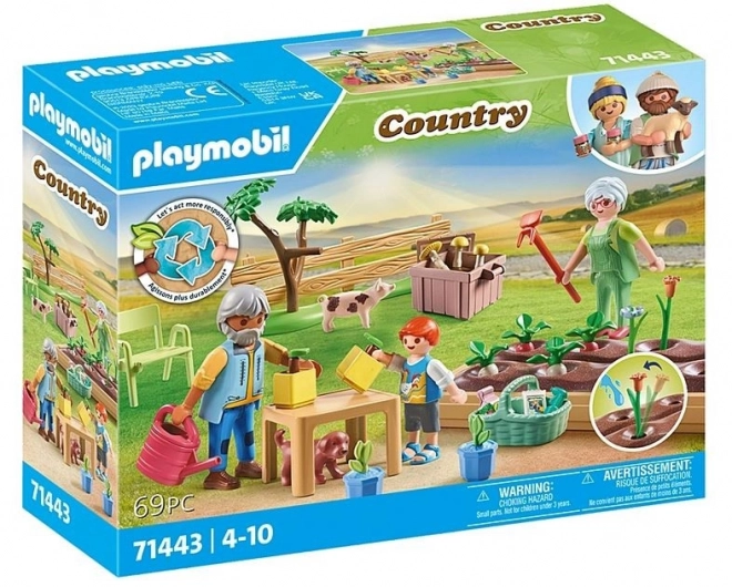 Playmobil Country Garden Set at Grandpa's