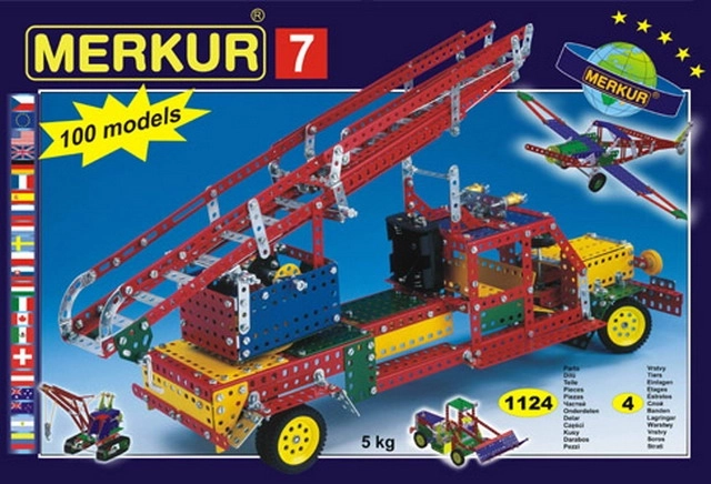 Bouwdoos MERKUR 7 – 100 modellen, 1124 stuks