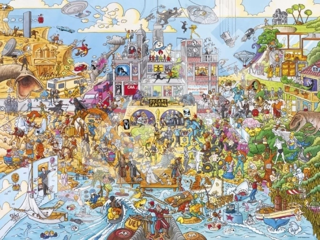 Puzzel 1500 stukjes Hollyworld