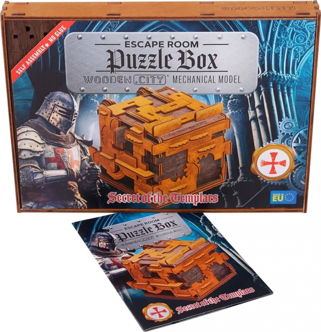 Houten puzzeldoos escape room 149 stukjes