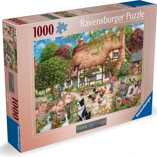 Ravensburger Puzzle Hütte auf dem Land 1000 Teile