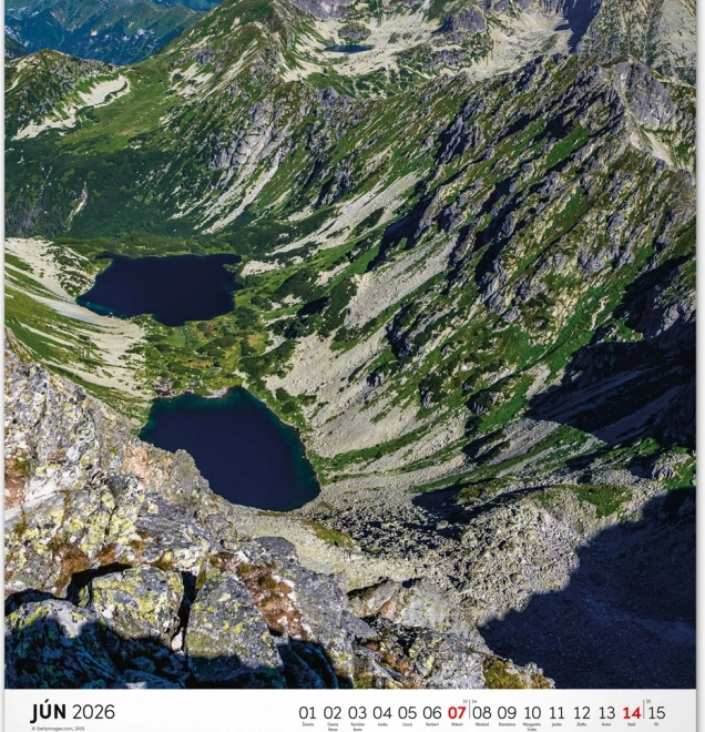 Wandkalender Tatry 2026