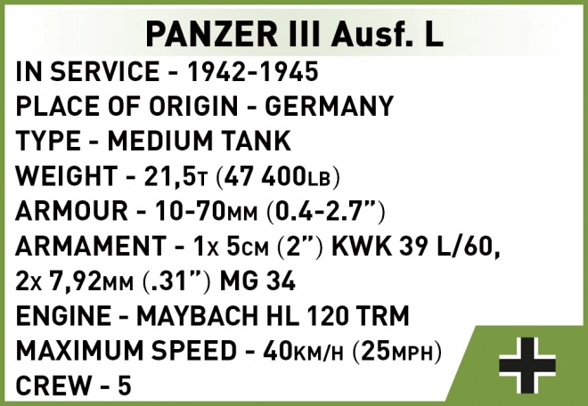 Modeltank Panzer III Ausf. L
