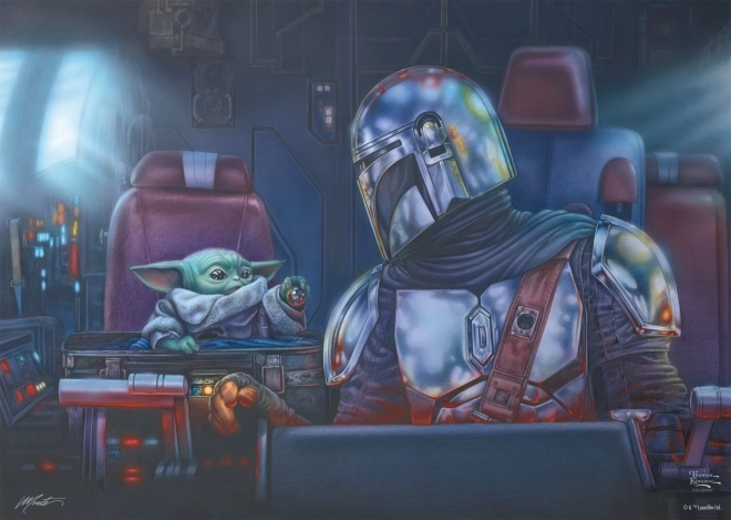 Puzzel Mandalorian: Twee op reis 1000 stukjes