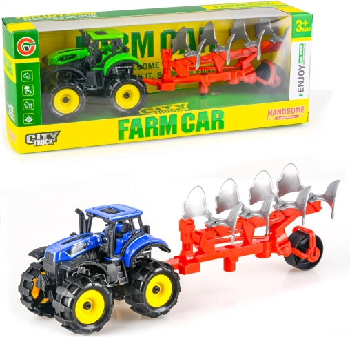 Tractor with Plow on Flywheel 25 cm