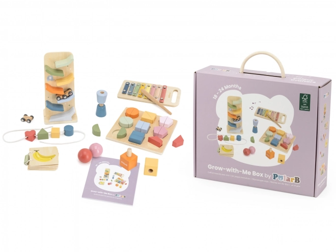 Houten activityset voor kinderen