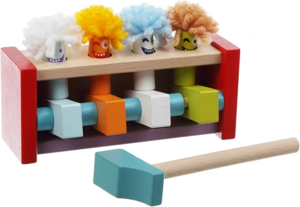 CUBIKA Hammer Bench with Pop-Up Clowns