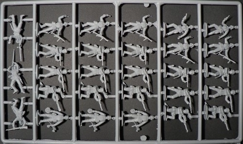 Duitse infanterie - plastic figuren