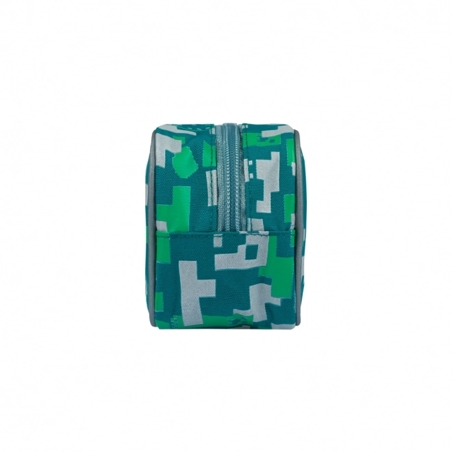 MINECRAFT etui Zilveren Creeper
