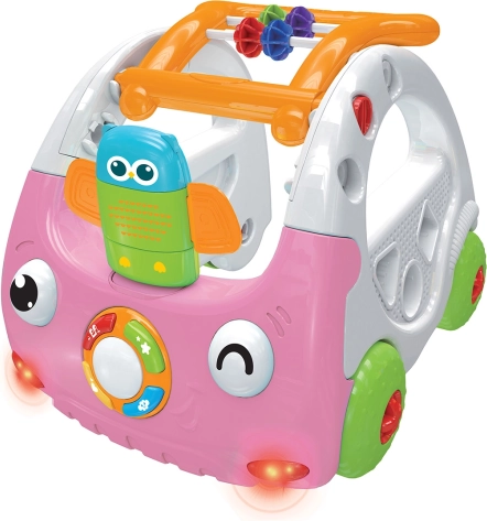 Trotteur d’activités 3-en-1 rose