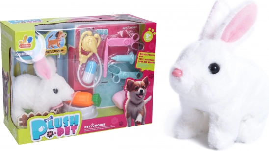 Laufender Hase 15 cm – interaktives Spielzeug mit Geräuschen