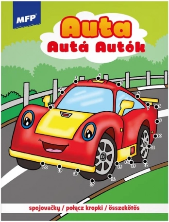 Kleur- en verbindboek Auto’s 2, 210 × 276 mm, 32 pagina’s