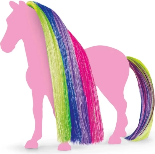 Accessoires pour chevaux – crinière et queue arc‑en‑ciel SCHLEICH Horse Club