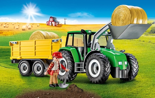 Figurenset Country: Traktor mit Anhänger