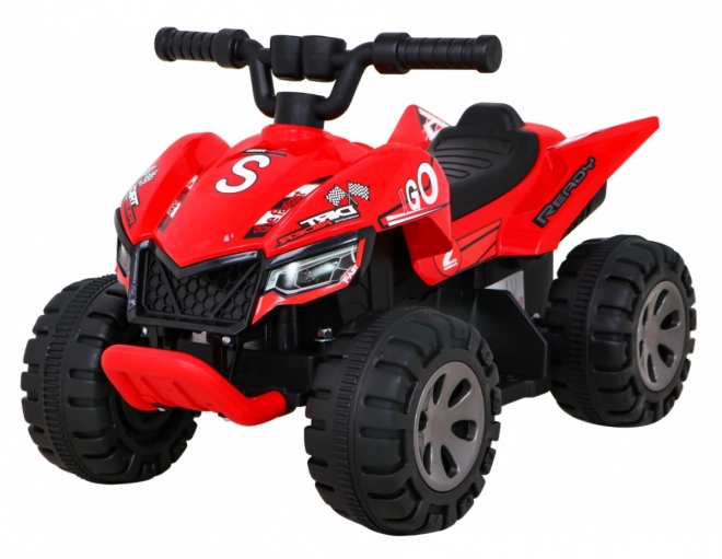 Snelle kinderaccu vierwieler geel – Rood