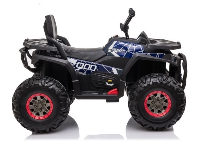 Kinderbatterij Quad XMX607 blauwe lak spin