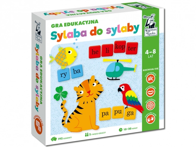 Educatief spel Lettergreep tot lettergreep