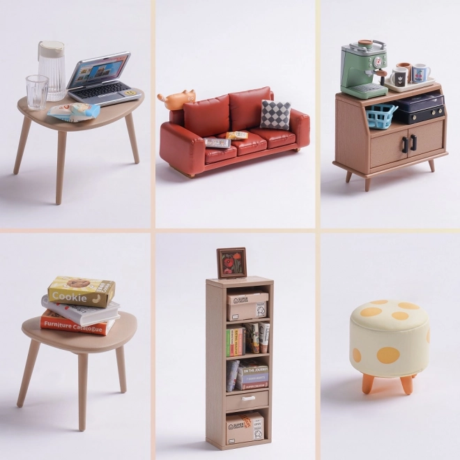 RoboTime miniature de maison salon confortable
