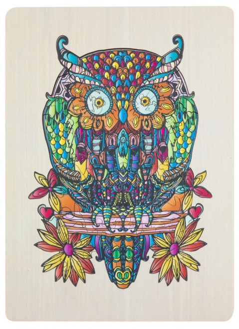 Contour puzzel uil