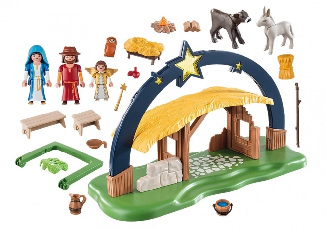 Playmobil Weihnachtskrippe mit Beleuchtung