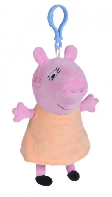 Peppa Pig pluchen hanger voor rugzak, 4 soorten