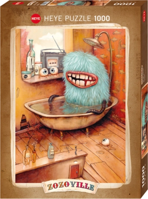 Puzzle HEYE Zozoville: In der Badewanne 1000 Teile