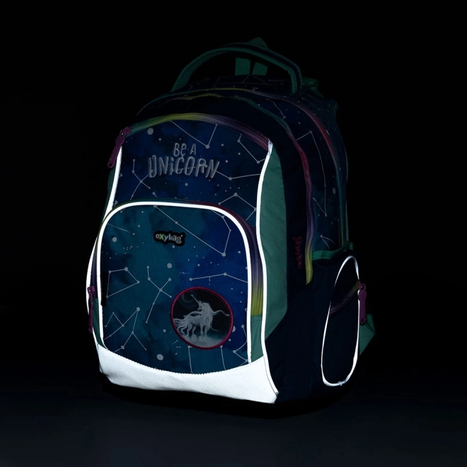Schulrucksack OXY GO mit Einhorn