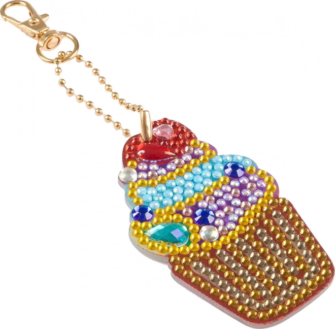 diamond painting pendant cupcake