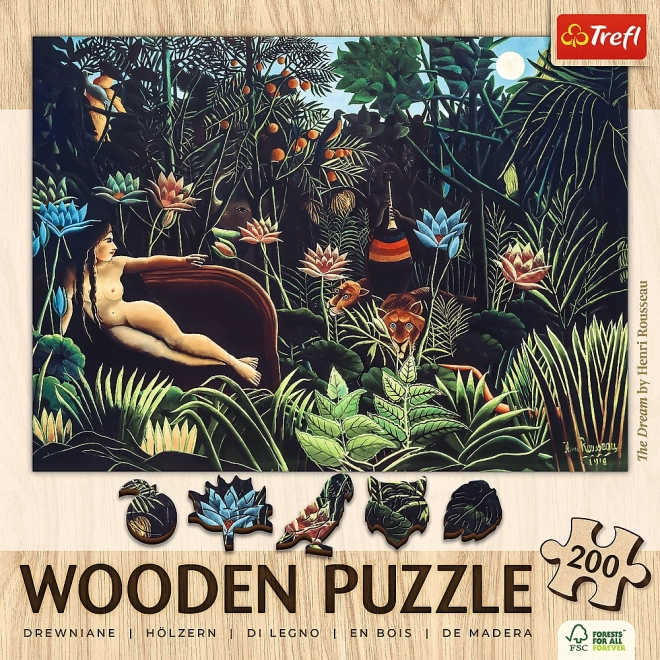 Wooden Puzzle Art: Henri Rousseau - The Dream 200 Pieces