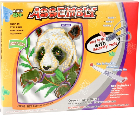 Panda Mosaic for Kids