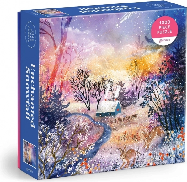 Puzzel Betoverd besneeuwd landschap 1000 stukjes GALISON