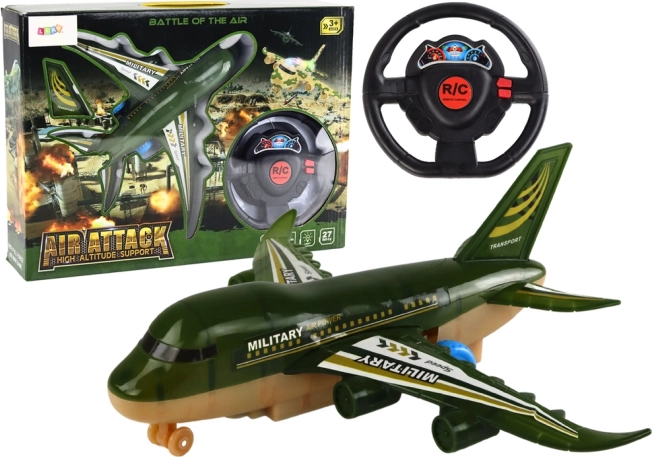 avion RC militaire avec éclairage