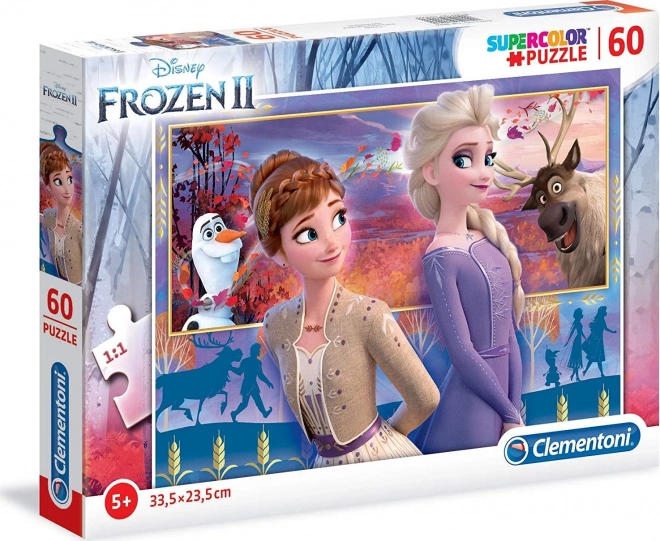 Puzzel 60 stukken Super Color Frozen 2