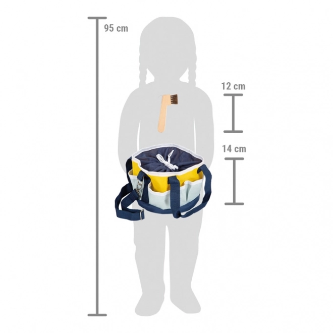Small Foot Ensemble de soins pour chevaux avec sac