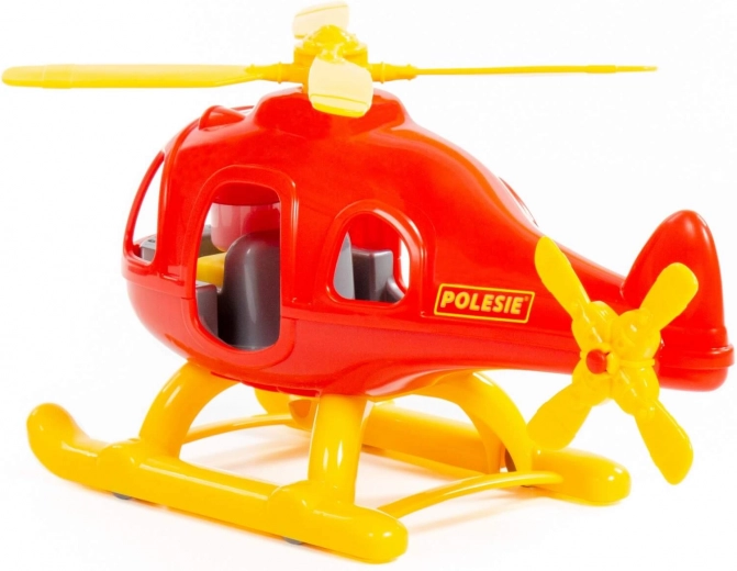 Cockpit with pilot and windows