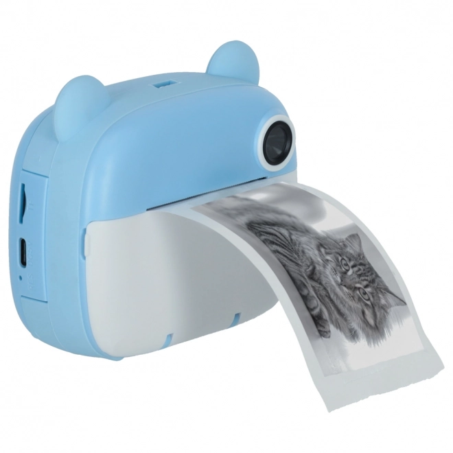 Appareil photo instantané pour enfants ourson bleu