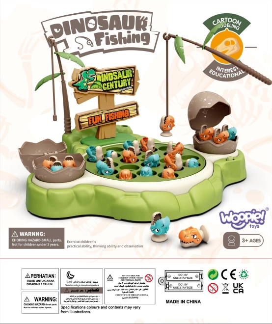 Woopie Spiel Dinosaurierangeln
