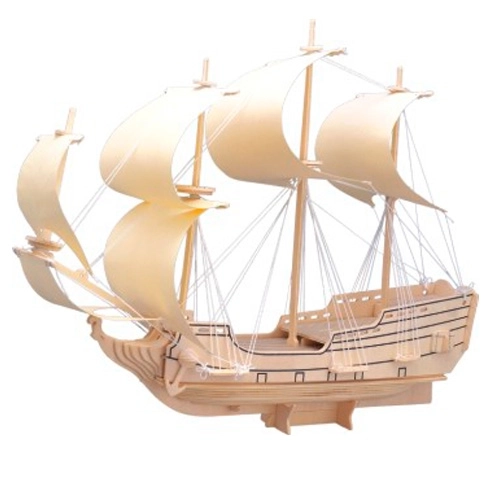 Holz-3D-Puzzle Segelschiff Adler