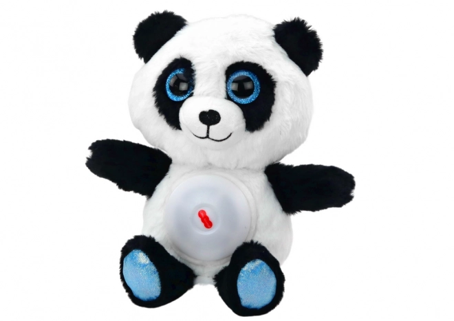 Plüschpanda mit Nachtlampe und Wiegenliedern 30 cm
