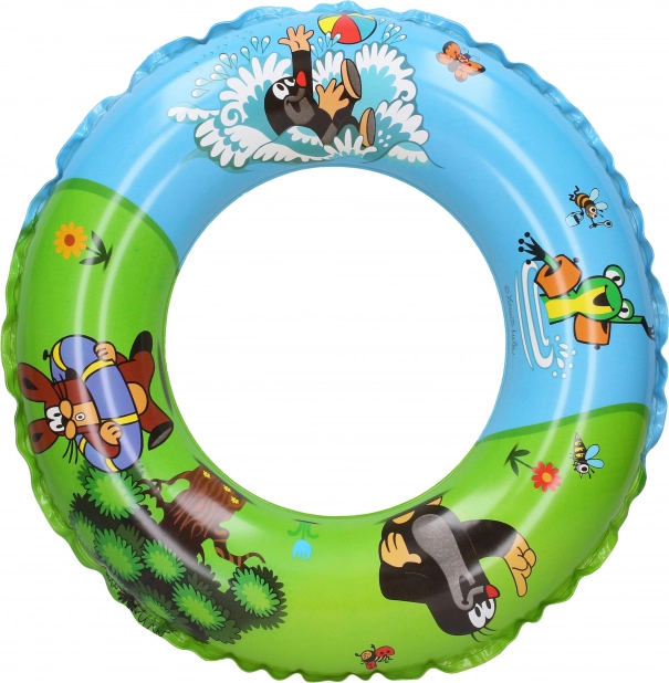 Inflatable Swimming Ring with Little Mole Design