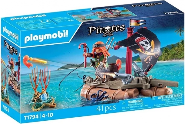 Playmobil Pirates Piraat Vlot met Spookhoofd