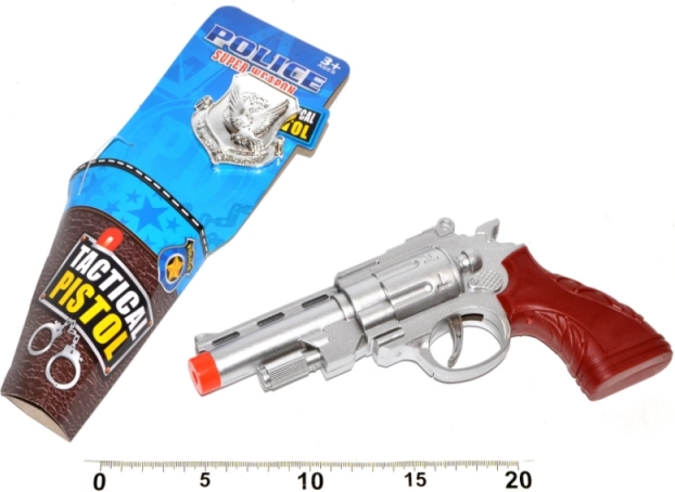 Kinder politie set met pistool en badge