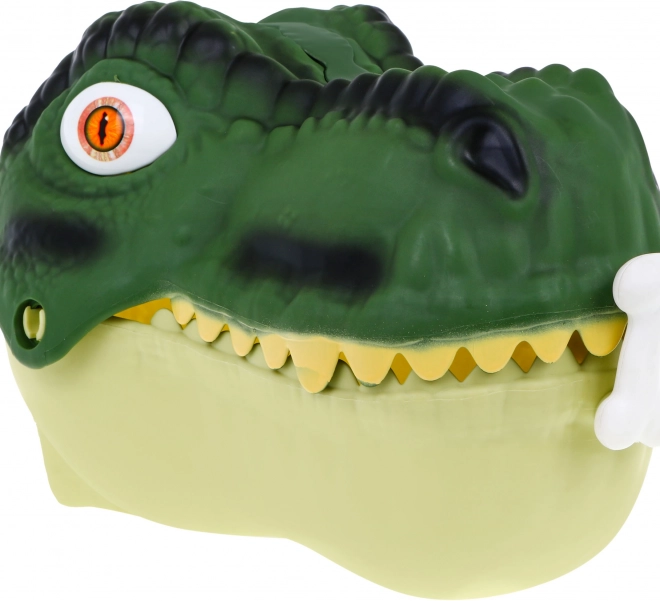 Dinosauruskop als draagbare koffer