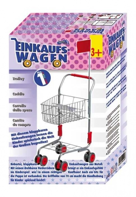 Small Foot Winkelwagentje zilverkleurig